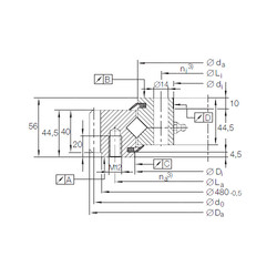  XSA 14 0414 N INA Thrust Roller Bearings