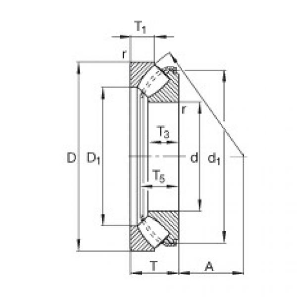  29448-E1 FAG Thrust Roller Bearings #1 image