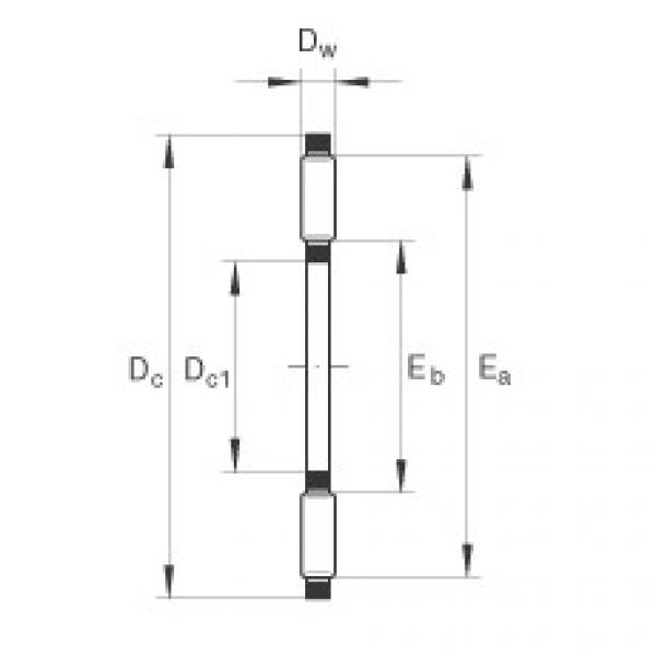  TC1018 INA Slewing Bearing #1 image