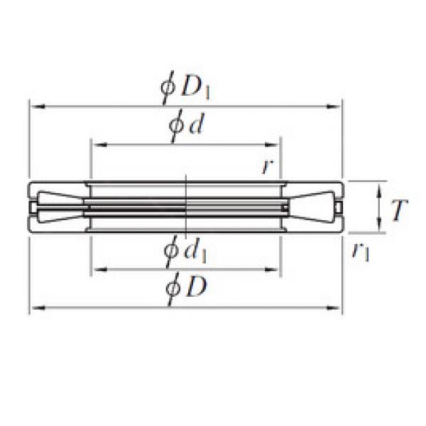  T1120 KOYO Thrust Roller Bearings #1 image