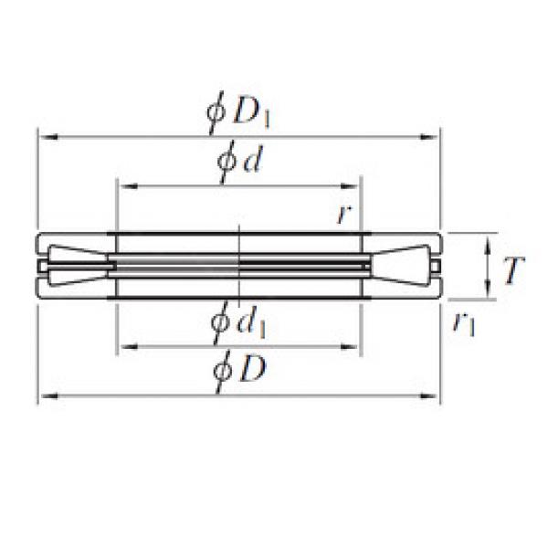  T232807 KOYO Thrust Bearings #1 image