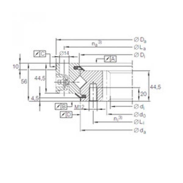  XSI 14 0544 N INA Slewing Bearing #1 image