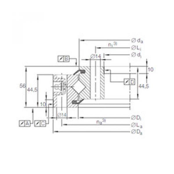  XSU 14 0414 INA Thrust Bearings #1 image