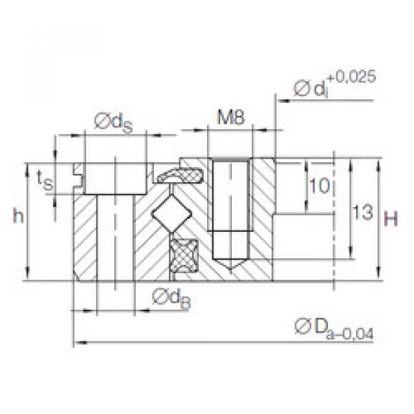  XU 05 0077 INA Slewing Bearing #1 image