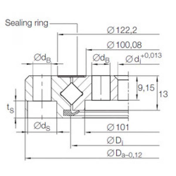  XU 06 0111 INA Slewing Bearing #1 image