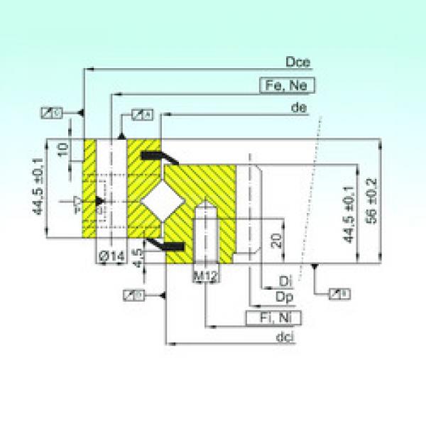  ZR1.14.0644.201-3SPTN  Thrust Roller Bearings #1 image